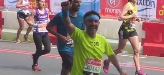 Robert's running the London Marathon for the RNLI